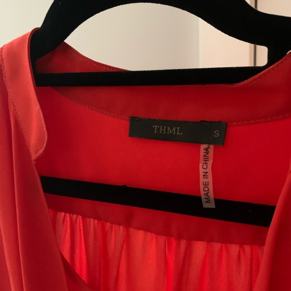 THML orange blouse - Picture 3 of 4
